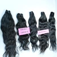 Extensions de cheveux Remy 100% naturels, alignées sur les cuticules, cheveux indiens bruts non traités, ondulation naturelle pour femmes noires