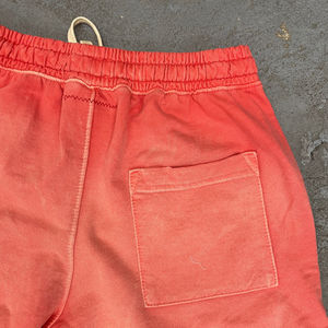 Shorts de fitness en coton lavé à l'acide pour hommes personnalisés en usine Streetwear à motif solide avec poches pour le jogging d'été taille 6XL - Product Image 3