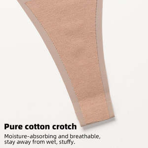 Tangas de Alta Calidad con Tira en T, de Corduroy y Encaje, Diseño Sólido, Corte Láser, Sin Costuras, Ropa Interior Femenina - Product Image 3