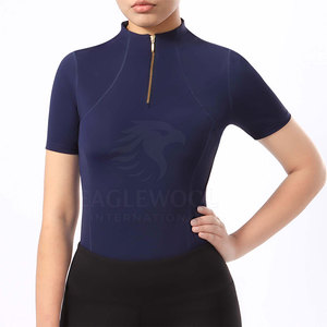 Chemises d'équitation pour femmes de haute qualité, imperméables et respirantes, prix de gros, étiquette privée, spandex/nylon/polyester - Product Image 1