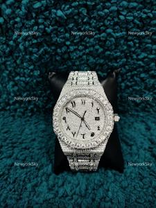 นาฬิกาข้อมือประดับเพชรขนาด41มม. สำหรับผู้ชายผู้หญิง - Product Image 6