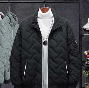 Veste d'hiver en velours côtelé WS International pour garçons, filles et hommes, imperméable, fermeture éclair sur le devant, unie, rayée, épaisse, finition de qualité - Product Image 4