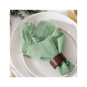 Servilletas de Tela de Algodón 100% Duraderas con Tejido Twill, Tratadas para Preservar el Color, Ideales para Servicios de Catering, Pedidos Internacionales al por Mayor - Product Image 4