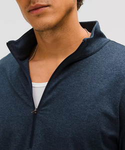 เสื้อสเวตเตอร์มีซิปควอเตอร์ผ้าฝ้ายย้อมสีล้วนสำหรับ100% งานปักและพิมพ์แบบปรับแต่งได้2025 - Product Image 4