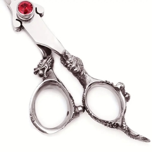 Tijeras de barbero de lujo: tijeras de precisión de acero inoxidable, cuchillas afiladas y duraderas, afilada maquinilla de afeitar perfecta/precisión - Product Image 2