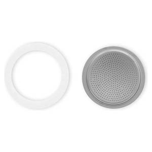 Juego de Juntas y Filtros para Cafetera Moka de 4 Tazas, 1 Pieza de Repuesto 0800039 - Product Image 1