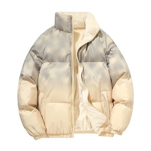 Parka acolchada con forro de lana de invierno para hombre y mujer, abrigo de lana grueso y cálido coreano, ropa de calle larga, cuello con capucha informal de Hip Hop - Product Image 1
