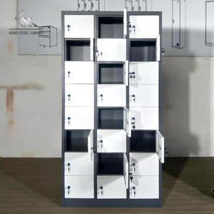 <span class=keywords><strong>Armoire</strong></span> de rangement en métal pour vêtements, 24 portes, <span class=keywords><strong>vestiaire</strong></span> en acier pour le personnel - Product Image 1