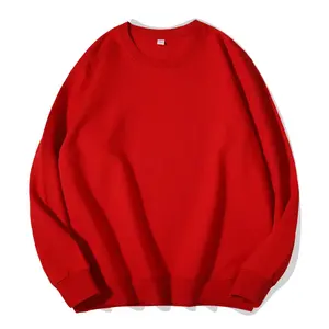 Sudadera informal de algodón de gran tamaño para hombre, sudadera transpirable sólida con cuello levantado, logotipo personalizado, teñido liso para sudaderas con capucha - Product Image 4