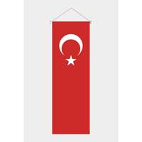Drapeau personnalisé en forme de fanion pour événements professionnels, design personnalisable, fabriqué en Turquie