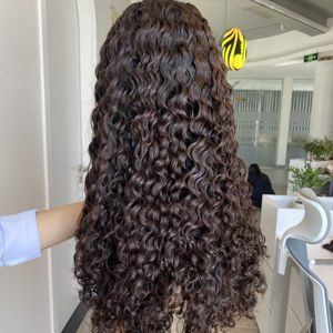 Cheveux bruts eurasiens cheveux bouclés fournisseur Vietnam extensions de cheveux humains pré plumé dentelle couleur naturelle - Product Image 1