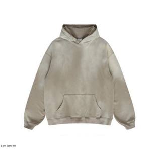 Sweat à capuche avec logo personnalisé des fabricants Heavy Weight Basics Cotton Blended Distressed Embroidery Tie Dye Hoodie Men - Product Image 1