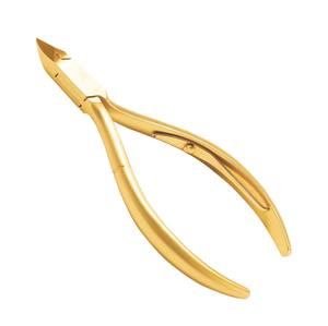 Herramientas para el cuidado de las uñas de alta calidad, pinzas profesionales para cutículas en acero inoxidable con revestimiento dorado Pakistan Maryam Enterprises - Product Image 6