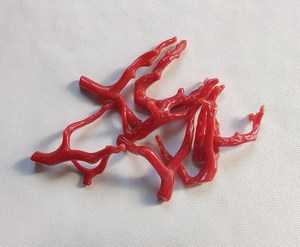 แท่งปะการังแดงอิตาลีขนาด7 "แท่งขัดปะการังคุณภาพสูงพลอยปะการังธรรมชาติสี100% ปะการังแดงที่สวยงาม - Product Image 5