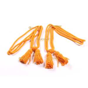 Mentonnière dorée pour visière chapeau Mylar chapeaux cordon torsadé noir Style personnalisé 2024 - Product Image 4