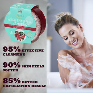 Vente Flash : Savon Éponge à la Canneberge Personnalisé OEM de Luxe, Marque Privée, 2150g, Vente en Gros, Fait Main, Qualité Supérieure UE - Product Image 2