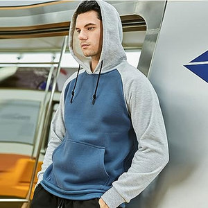 เสื้อมีฮู้ดแบบมียี่ห้อหนักลายขวาง450gsm สินค้าตราบริษัท - Product Image 5