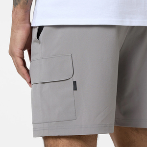 Conjunto informal moderno para hombre-Camiseta suave y transpirable de alta calidad con bolsillo y pantalones cortos Cargo para verano OEM personalizado al por mayor - Product Image 3