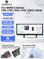 MEKEDE DUDUAUTO AUTO Stereo Autoradio Android Auto-DVD-Player für BMW 3er F30 F31 F34 F35 NBT EVO 12,3 Zoll Ultra-schmaler Bildschirm
