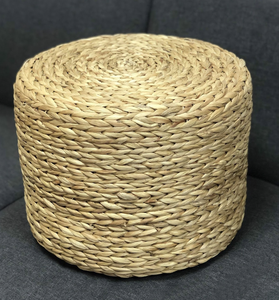 Coussin en jacinthe d'eau tissé à la main au Vietnam, parfait pour améliorer l'assise des chaises, avec des textures naturelles tissées robustes - Product Image 5