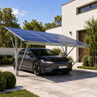 Système de recharge de véhicules électriques solaire tout-en-un 5kW 10kW avec stockage de batterie LiFePO4 et surveillance en temps réel pour usage domestique et commercial