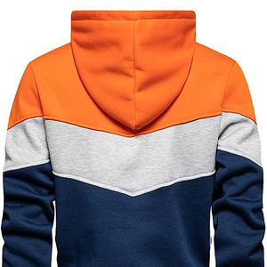 Sweats à capuche pour hommes avec logo personnalisé sweats zippés 100% coton sweat à capuche uni vierge à fermeture éclair en éponge française sweat à capuche respirant - Product Image 3