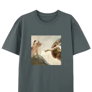 Fabricante directo 100% algodón camisetas de los hombres de calidad superior y duradero para uso al aire libre 260 gramos peso de la tela - Product Image 1