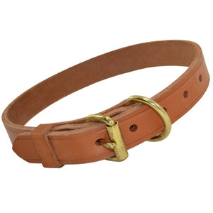 ปลอกคอสุนัขหนังแท้สีพื้นหรูหราเป็นมิตรกับสิ่งแวดล้อม - Product Image 6