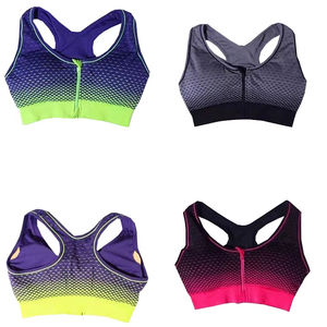 Customized Women's Sports Bra Female Fitness Gym Sports Bra OEM Design Yoga Lightweight Workout Breathable Running Sports Bra - Product Image 1
