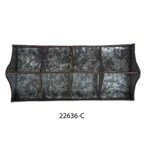 Jardinière murale en métal galvanisé pour plantes Jardinière murale pour fleurs Jardinières murales galvanisées Pots de fleurs pour mur - Product Image 6