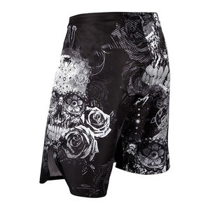 Shorts de combat MMA en polyester 100% élasthanne personnalisés en gros, shorts décontractés pour hommes, motif uni, sublimation imprimée, shorts de combat MMA à vendre - Product Image 3