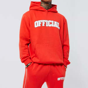 Survêtements d'hiver personnalisables de haute qualité pour hommes grandes tailles avec logo réfléchissant, 100 % coton, ensemble jogging - Product Image 2