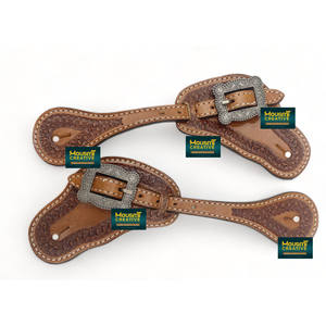 เดือยสายรัดอุปกรณ์ม้าแบบสวมสบายมีหลายดีไซน์อุปกรณ์ขี่ม้าหนังสลักสำหรับขี่ม้า - Product Image 1