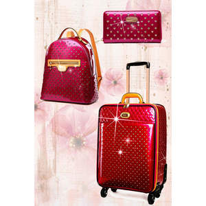 Ensemble de sacs à dos pour femmes Starz Art Luxury 3 pièces avec roulettes pivotantes, collection 3 pièces - Product Image 4