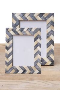 Marco de Fotos con Incrustaciones de Hueso Hecho a Mano para Decoración de Hogar de Lujo, Marco de Fotos con Incrustaciones de Hueso con Diseño Floral Incrustado a Mano - Product Image 4