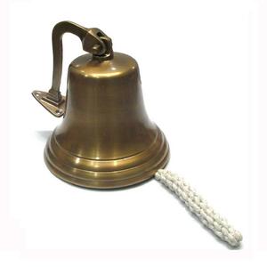 Campana de Metal personalizada de tendencia superior hecha a mano pulida para el hogar Celebración del Día de Navidad al aire libre colgante decorativo fundido - Product Image 1