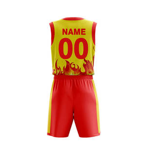 Haute qualité hommes sport personnalisé basket-ball Kit équipe Club basket-ball uniforme vêtements de sport basket-ball uniforme prix raisonnable - Product Image 6