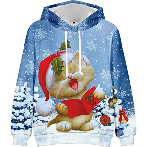 Nouveaux sweats à capuche en polyester 100% respirants à séchage rapide pour hommes d'hiver personnalisés avec imprimé et broderie camouflage - Product Image 2