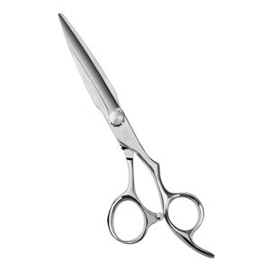 Ciseaux professionnels droits et affûtés de 5,5 pouces, finition mate, nouvelle mode, pour coiffeur, manche symétrique, en acier inoxydable 4Cr13 - Product Image 1