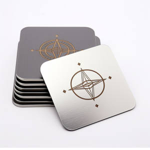 Posavasos de Metal Personalizado con el Logotipo de la Cafetería, Reutilizable y Duradero para Bebidas - Product Image 5