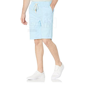 Shorts décontractés pour hommes sur mesure, taille mi-haute, avec logo personnalisé, séchage rapide et respirant, faible MOQ - Product Image 1
