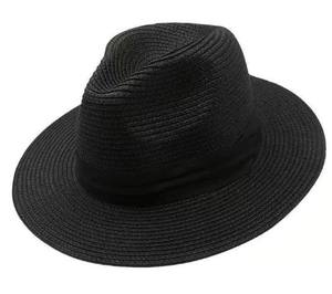 Sombrero de paja plano para mujer, sombrero de paja francés, novedad de verano 2025, sombrero de ala grande para el sol, sombrero para el sol para vacaciones en la playa - Product Image 2