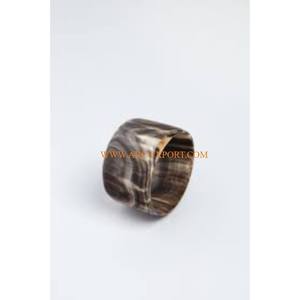 Material de mármol y Cuerno, decoración de mesa, anillo de sujeción de tejido, servilletero decorativo clásico de calidad de lujo para mesa redonda - Product Image 3