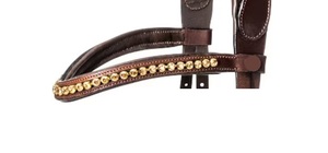 ชุดอุปกรณ์ขี่ม้าทำมือ สายจูงหนังแบบตะวันตก พร้อมสายรัดอกและสายคาดศีรษะ สำหรับขี่ม้า จากผู้ผลิตในอินเดีย - Product Image 2