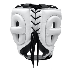 Protège-tête de boxe unisexe blanc pour adulte, en PVC, couvre-tout le visage, fermeture réglable à scratch, visière transparente, casque de protection - Product Image 4