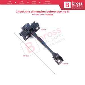 BDP1668บานพับประตูหลังสายรัดตำแหน่งการตรวจสอบการหยุดเบรกสำหรับ5FF839179ของ formentor SE316 KM7 kmp 2021 - Product Image 5