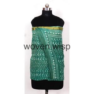 handmade Women's Custom Designer <b>Square</b> <b>Scarf</b> Chiffon Cashmere and Cotton <b>Scarves</b> Handkerchiefs - Product Image 4