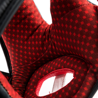 Protège-tête de boxe en cuir de haute qualité avec design élastique pour adultes unisexes - Équipement de protection sportive