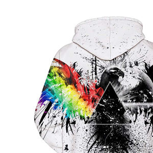 Sweat à capuche unisexe à sublimation coupe confortable impression personnalisée élégante et durable idéale pour l'entraînement sportif et les vêtements décontractés - Product Image 3