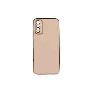 Coque de téléphone en silicone SAFA Bark Rose Gold Premium pour Vivo Y20S, coque arrière protectrice pour Vivo Y19 A34, TPU liquide, TPU souple - Product Image 1